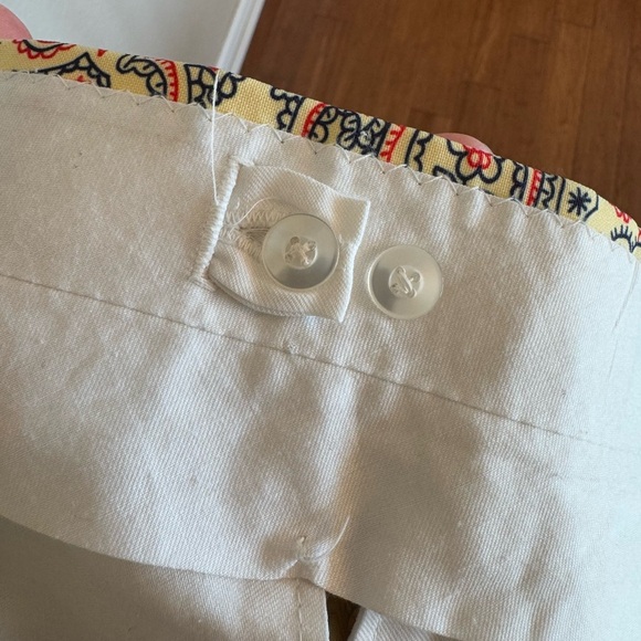 Vintage 1960s Izod of London Yellow Paisley Men's Slacks Adjustable 32” Waist - Picture 12 of 13